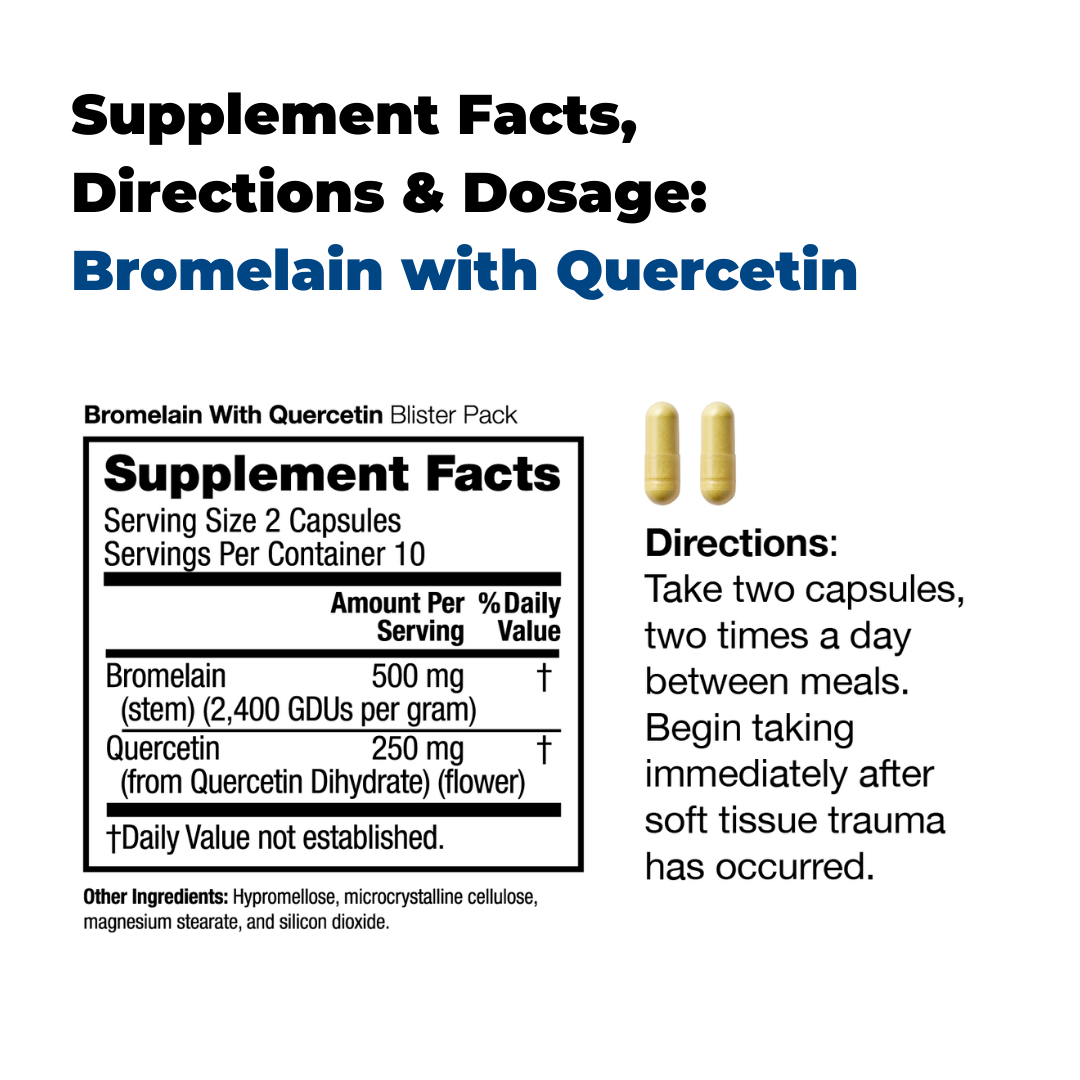 Arnica Montana 30X HPUS Blister Pack + Bromelain with Quercetin Blister Pack