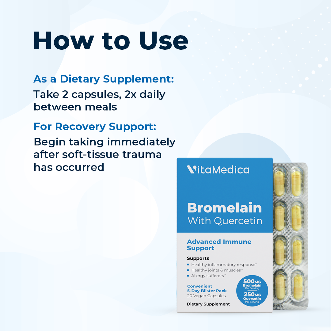 Bromelain with Quercetin Blister Pack