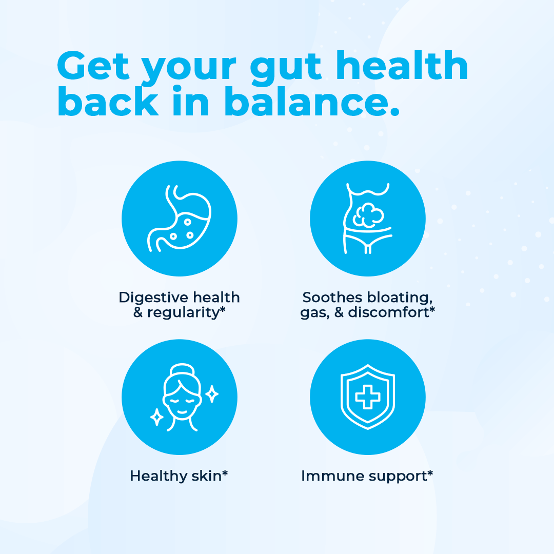 Daily Balance Probiotic-8: Synbiotic for Balanced Gut & Skin Microbiome