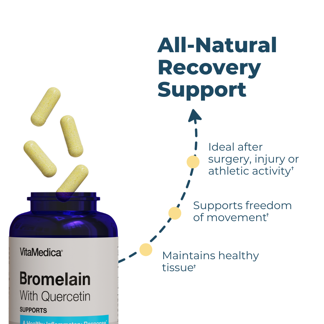 Recovery Support Program: Morning & Evening Program + Bromelain with Quercetin